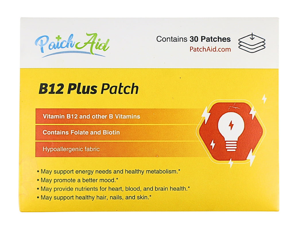 B12 Energy Plus Vitamin Patch - 30 ct